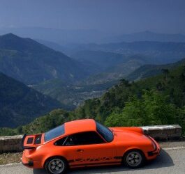 Classic Porsche on Col de Turini