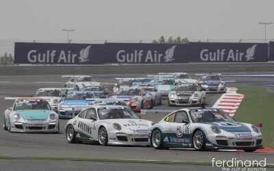 Slippery Porsche Supercup Start in Bahrain
