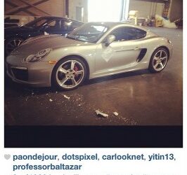New Porsche Cayman revealed on Instagram