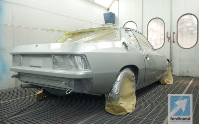 Ferdinand Porsche 924 Turbo Restoration gets Fresh Paint