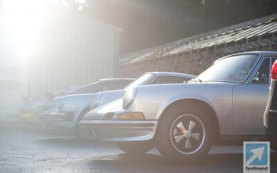 Classic Porsche 911 Winter Driving