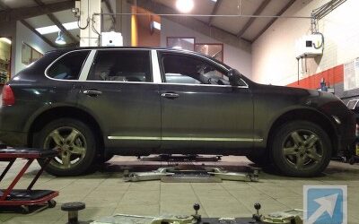 Porsche Cayenne LPG Installation Pictures