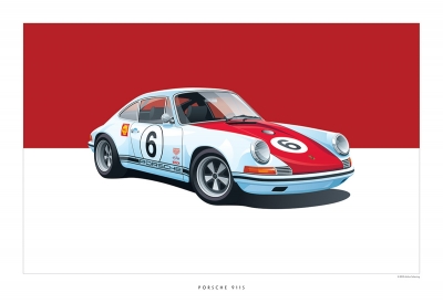 Classic Porsche Art Arthur Schening Ferdinand Magazine 2
