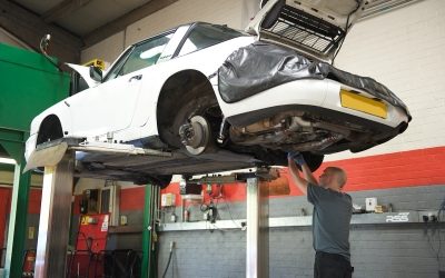 KW Suspension Variant 1 on Porsche 964 Targa