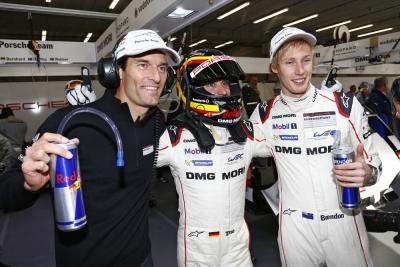 Webber Bernhard Hartley Porsche 919 qualifying Spa 2015
