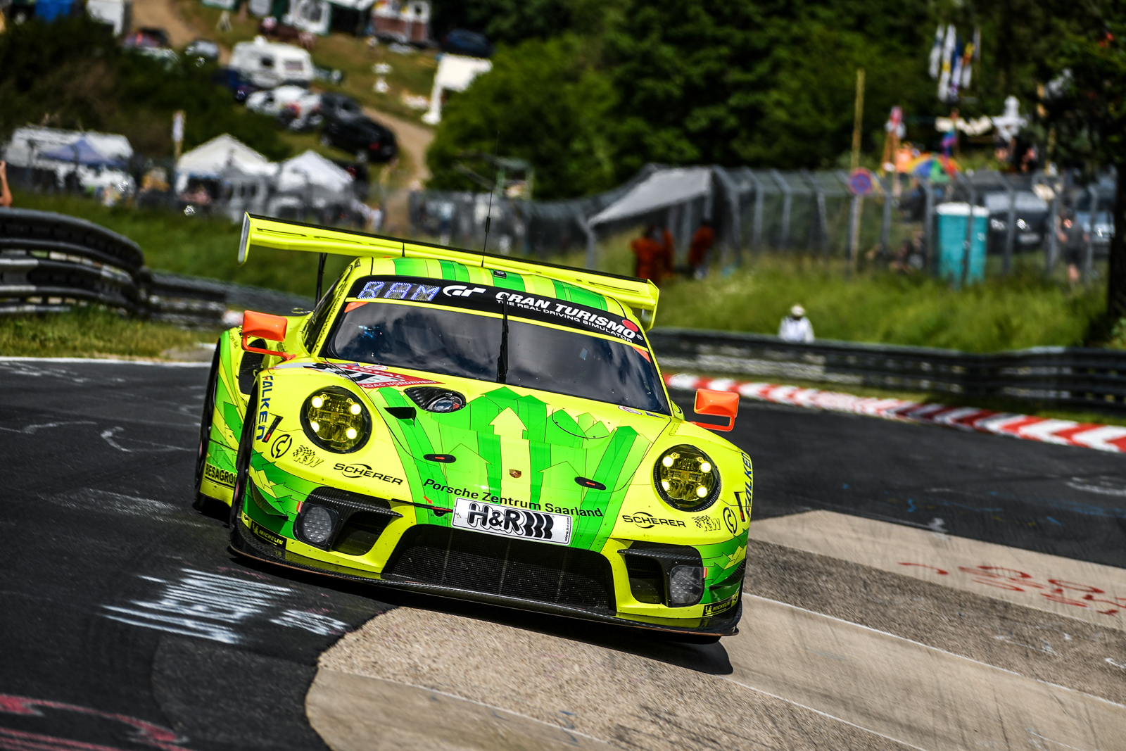 Think Fast: Porsche 911 GT3 R at the Nürburgring